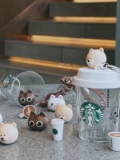 Starbucks, кофейный брелок, милая подвеска, 3D