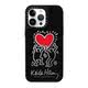 Keith Haring Heart Stick Figures iPhone Case for iPhone 18 – 12