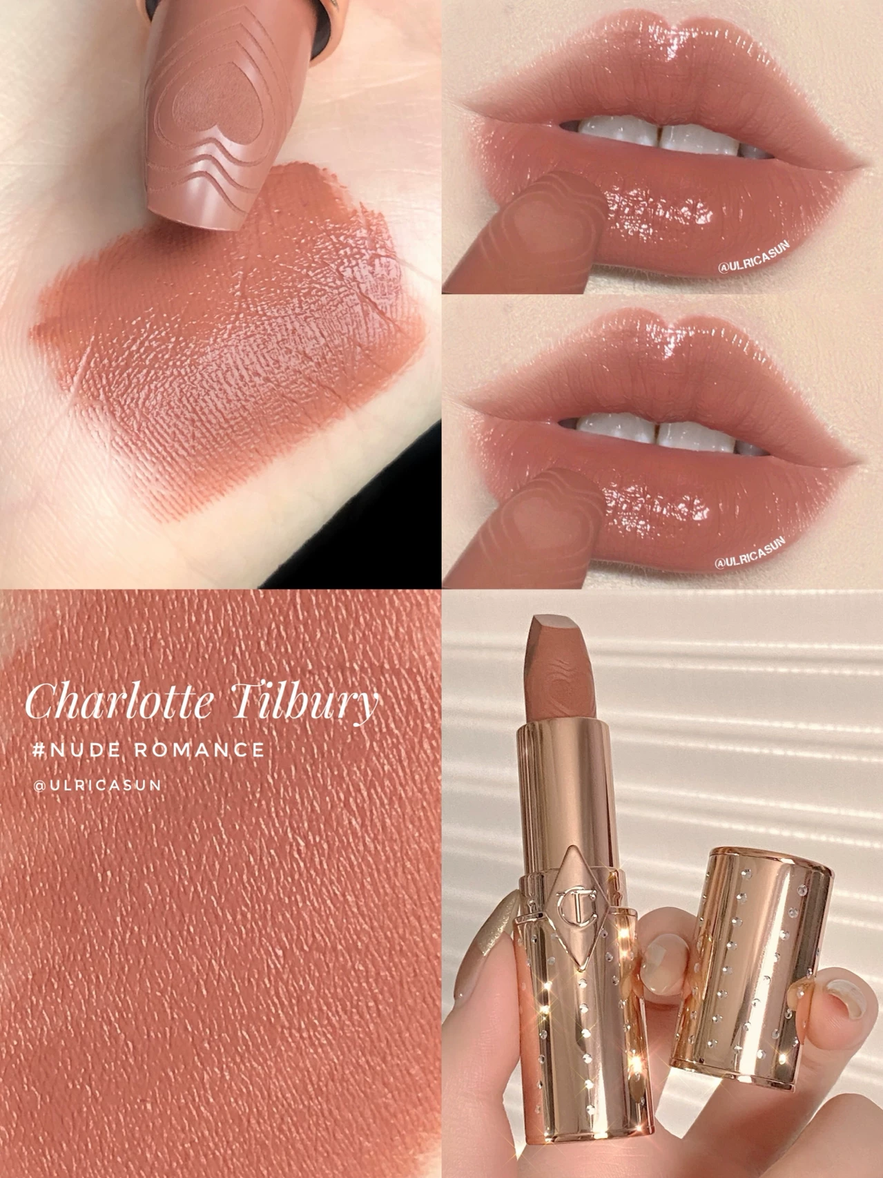 Spot CT/CHARLOTTETILBURY 2021 New Love Rose Gold Pipe Nude Romance