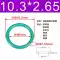 Đường kính trong của vòng chữ O cao su flo 3/4/5/5.3/5.5/5.8/6/6.9/7.1/7.5/8/8.5/8.75*2.65 phớt chắn dầu thủy lực 28 * 36 * 5 