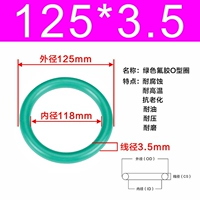 Внешний диаметр зеленого фтора 125*3,5