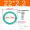 Vòng chữ O cao su flo có đường kính ngoài 7/8/9/10/11/12/14/15/16/17/18/20/22/24/27*2.2 gioăng cao su thủy lực 