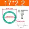 Vòng chữ O cao su flo có đường kính ngoài 7/8/9/10/11/12/14/15/16/17/18/20/22/24/27*2.2 gioăng cao su thủy lực 