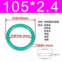Внешний диаметр зеленого фтора 105*2,4 [5]