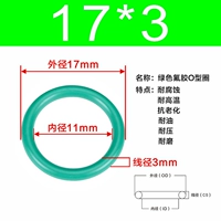 Внешний диаметр зеленого фтора 17*3 [20]