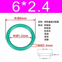 Внешний диаметр зеленого фтора 6*2,4 [20]