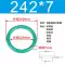 Đường kính trong của vòng chữ O cao su flo 195/200/203/206/212/215/216/218/224/227/228*7 phớt cao su thủy lực 