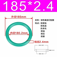 Внешний диаметр зеленого фтора 185*2,4