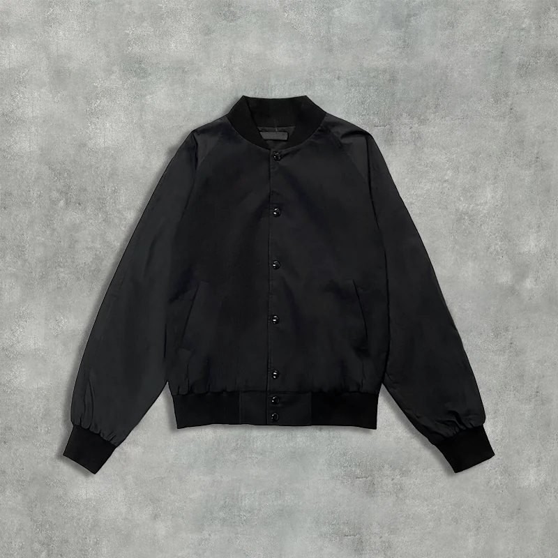 RAF SIMONS 00S BUTTON BOMBER 纽扣设计短宽廓形棉服夹克厚