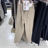 Uniqlo Мужские плиссированные брюки с широкополезными брюками (поездка на работу в обычные брюки) 462197