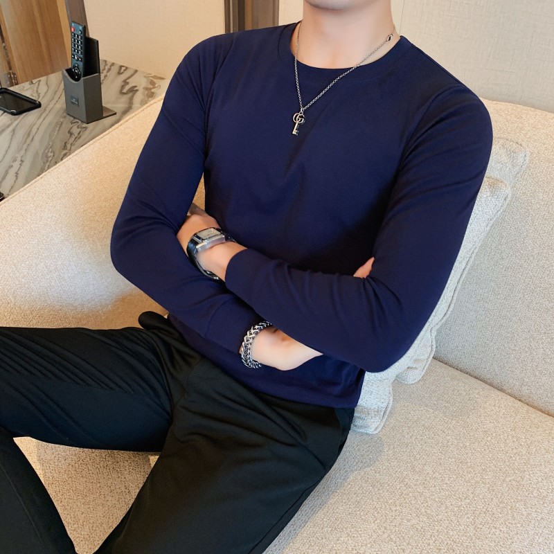 Navy blue (round neck)