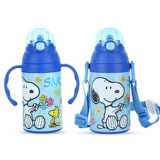 Nuby, детский стакан для детского сада, чайник, трубочка, ручка из нержавеющей стали со стаканом, нержавеющая сталь AISI 304