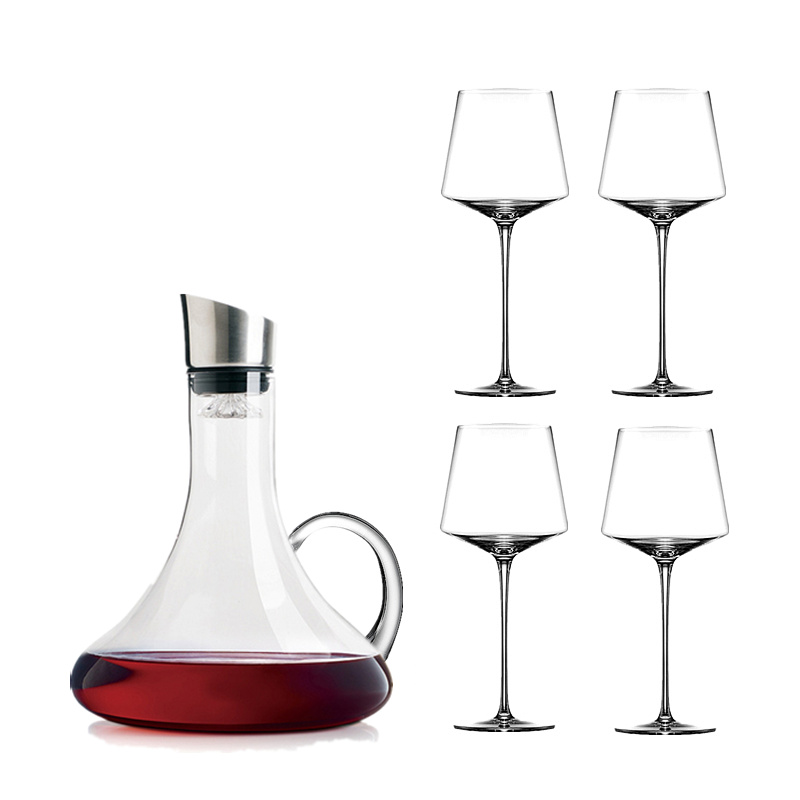 decanter red wine suit household european waterfall type fast wine filtration crystal glass wine separator pot