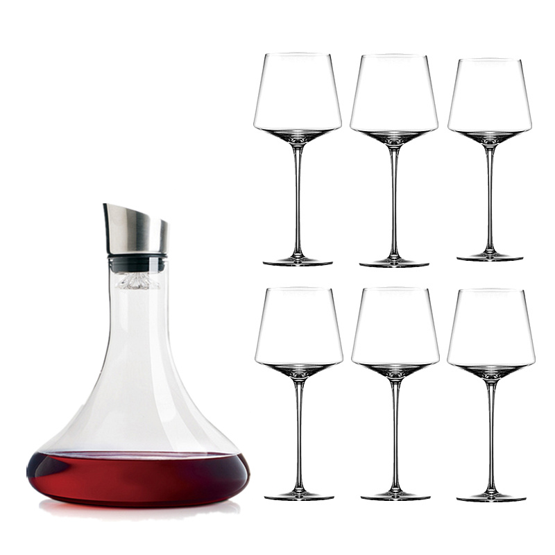decanter red wine suit household european waterfall type fast wine filtration crystal glass wine separator pot