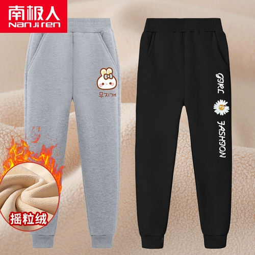 Демисезонные штаны, удерживающие тепло детские зимние повседневные брюки, увеличенная толщина, в западном стиле