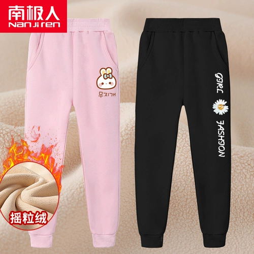 Демисезонные штаны, удерживающие тепло детские зимние повседневные брюки, увеличенная толщина, в западном стиле