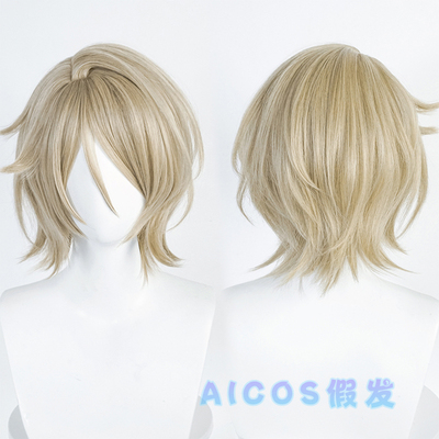 taobao agent AICOS ES Idol Alkaloid White Bird Lan Liang Fantasy COS wig Silicon Simple Simple Scalp top