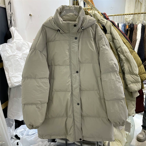 Толстовка с капюшоном, зимний пуховик, куртка, европейский стиль, оверсайз, свободный крой