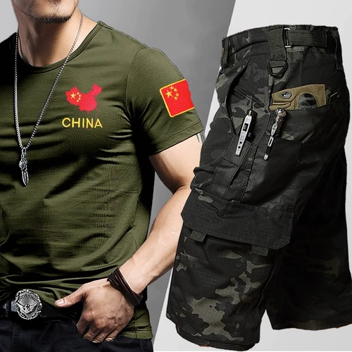 Футболка, китайская вышивка, с вышивкой, в обтяжку, короткий рукав, делается под заказ