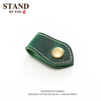 Стиль зеленого сшивания [Crazy Head Head Saymide Cowhide]