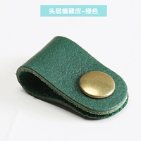 Зеленый, кожаный, воловья кожа