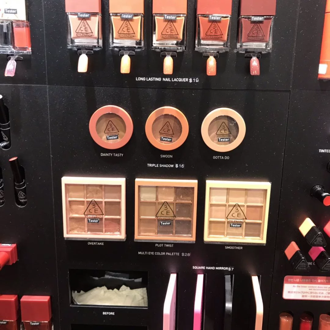 Бесплатная доставка Южная Корея 3CE Jiugong Ge Тени для век Disk Beach Muse Grand Pumpkin Over Take Nine Colors