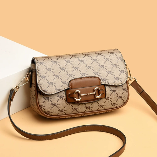 Сумка через плечо, ретро небольшая сумка, сумка на одно плечо, из натуральной кожи