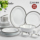 Японский набор посуды Noritake Noritake CRESTWOOD Private Club для элитных ресторанов китайской и западной кухни - чаши и тарелки mini 0