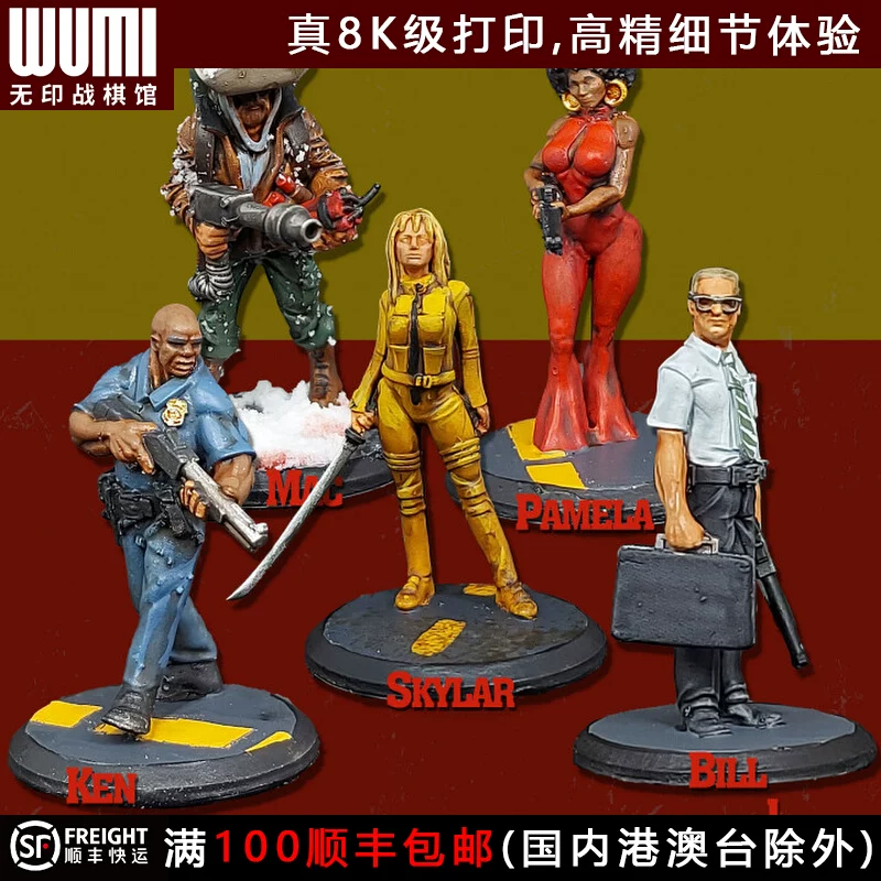 Игра настольная Kill Billonon тюремный длинный дракон и подземелье DND движущаяся группа шахматная модель Современные выжившие