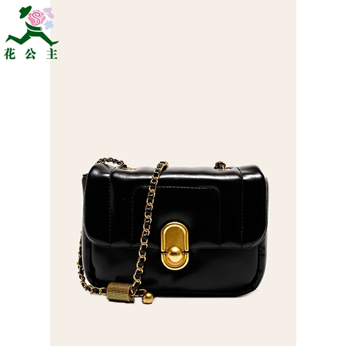 花公主女包2023新款春夏小众高级感包包单肩斜挎包百搭链条腋下包