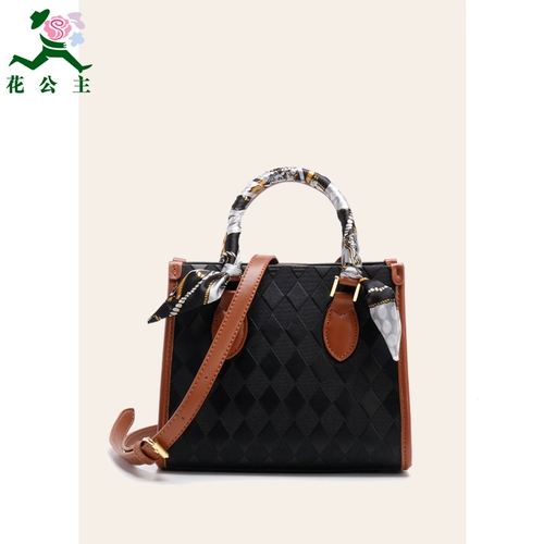 Сумка на одно плечо для принцессы с ромбовидным узором, делается под заказ, коллекция 2023, премиум класс, в западном стиле