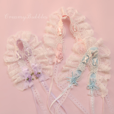 taobao agent Creamy Bubbles original lolita pink purple blue gentle base rose lace