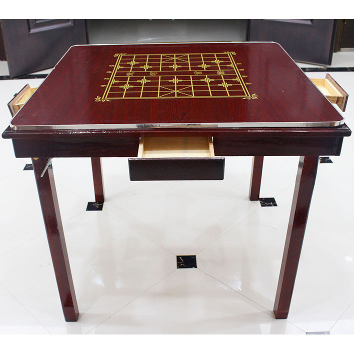 Buy Mahjong table simple solid wood folding home hand mahjong table