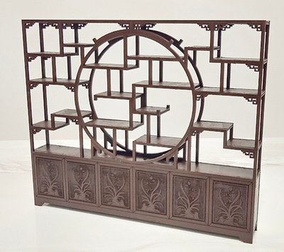 taobao agent [One year old and one] OB11/12 points of ancient style furniture Bogu frame 3 props scene customization