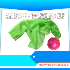 Тай-Чи софтбол 张金树 柔乐牌 按摩长绸柔乐球 玫红球草绿绸