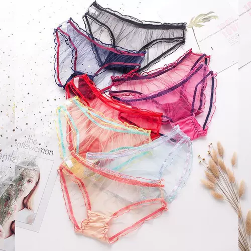 Нижнее белье, комфортные сексуальные штаны, эластичные кружевные тонкие трусы, большой размер