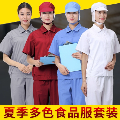 Продовольственная фабрика дышащей рабочей одежды Установите мужскую короткую -набор пищи.