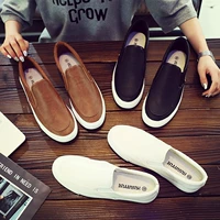 Мужские белые трендовые кроссовки для кожаной обуви, универсальная повседневная обувь, в корейском стиле