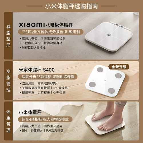 Шкала веса Xiaomi Scale Scale Scale Smart Home Потеря веса