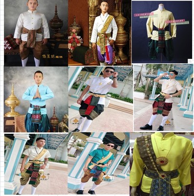 taobao agent New Thai Dai traditional clothing Thai Prince Prince Wedding Male Film Tower Theme Photography Rental