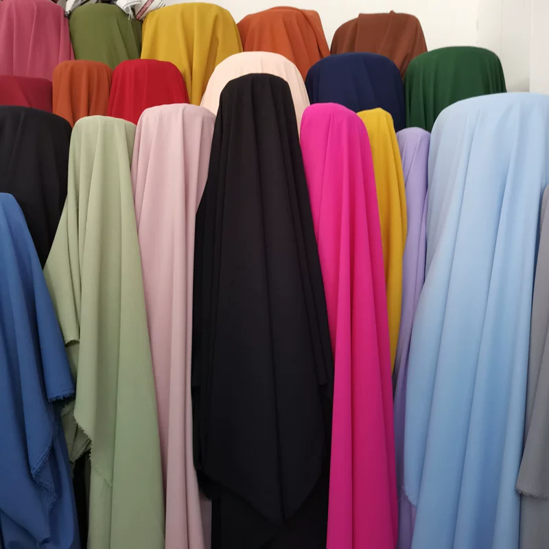 Summer thin elastic shiffon cloth, dress, colored Hanfu