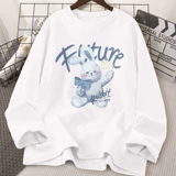 Хлопковый осенний лонгслив, осеннее базовое приятное телу термобелье, городской стиль, свободный крой