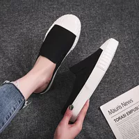 Летняя тканевая универсальная обувь, тапочки, 2023, в корейском стиле, свободный крой