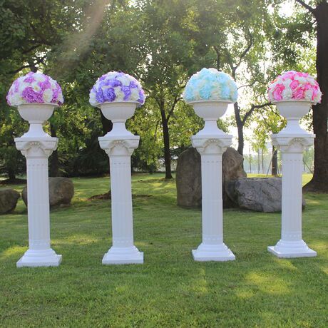 经典可拆卸塑料罗马柱塑料路引欧式罗马柱路引花婚庆道具批发