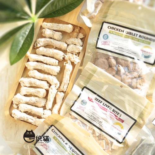 Один вязаный кот Freshisbest замороженные закусочные закусочные куриные шея куриная куриная кошка и собака чистые зубы, чтобы снять зубы