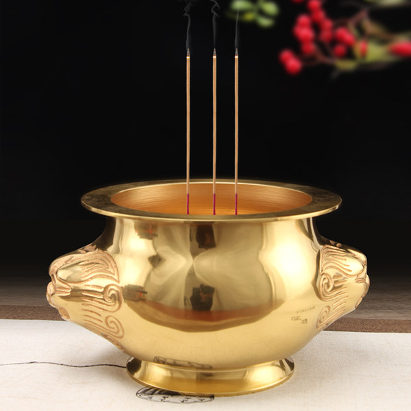 Медь курильница сандаловое дерево Проволока ароматерапия печь домой поклонение бог богатства курильница ароматические палочки ограничения Гостиная буддийский храм статьи