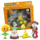 DJI, оригинальные растения против зомби, игрушка, комплект для мальчиков, кукла, полный комплект