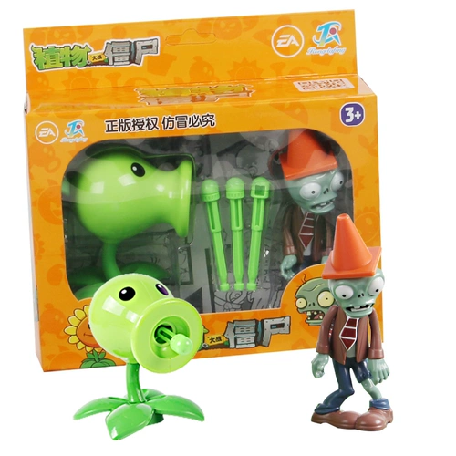 DJI, оригинальные растения против зомби, игрушка, комплект для мальчиков, кукла, полный комплект