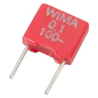 0,1 UF 100 В серия MKS2 100NF 104 Wima Red Weima Thin Plame емкость оригинал новый новый