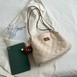 Модная универсальная вместительная и большая сумка на одно плечо, 2024 года, в западном стиле